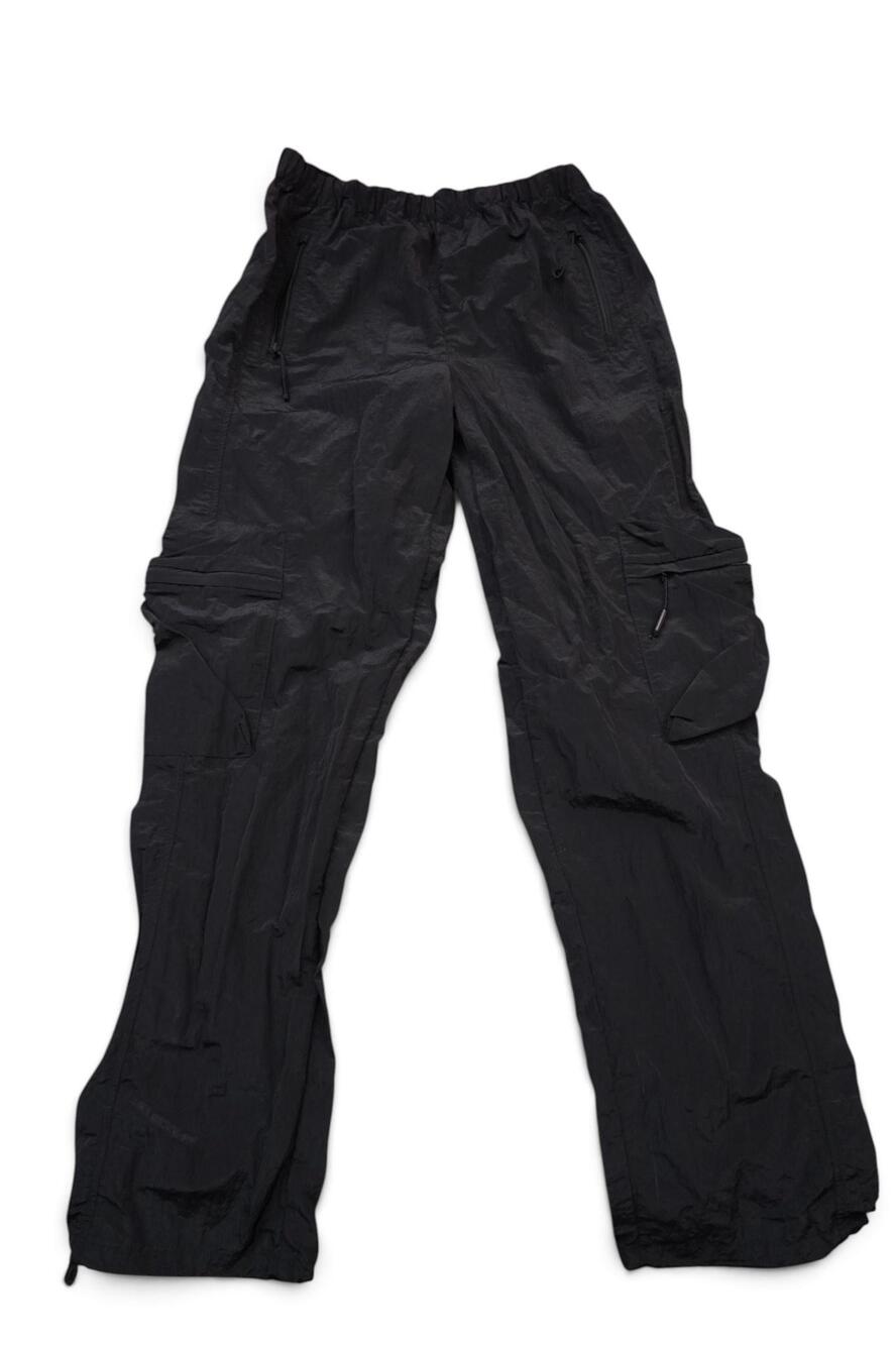 RAINS Pants Mens Medium 28x32 Black Nylon Rain Cargo Zip Pocket Waterproof